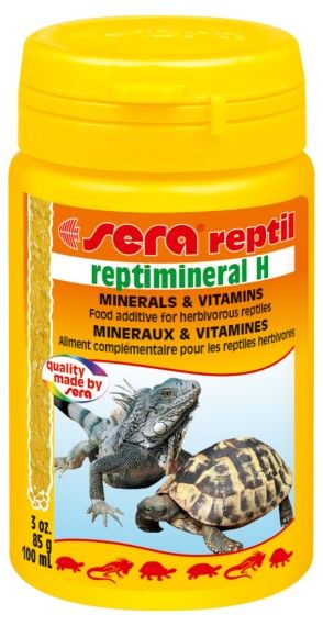 Подкормка для травоядных рептилий Sera Reptimineral H 100 мл.