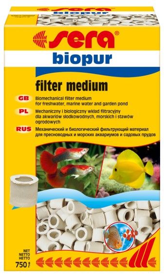 Наполнитель для фильтра Sera Biopur 750 г.