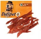 Лакомство для собак DeliPet мягкие утиные грудки 0,05 кг.
